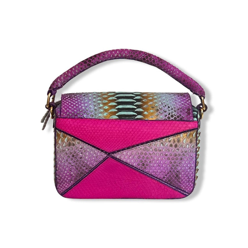 Puzzle Fucsia con Violeta y Cobre