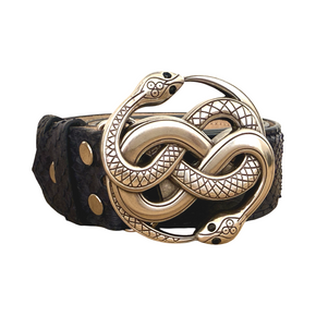 Tambora azul marino con serpiente plata